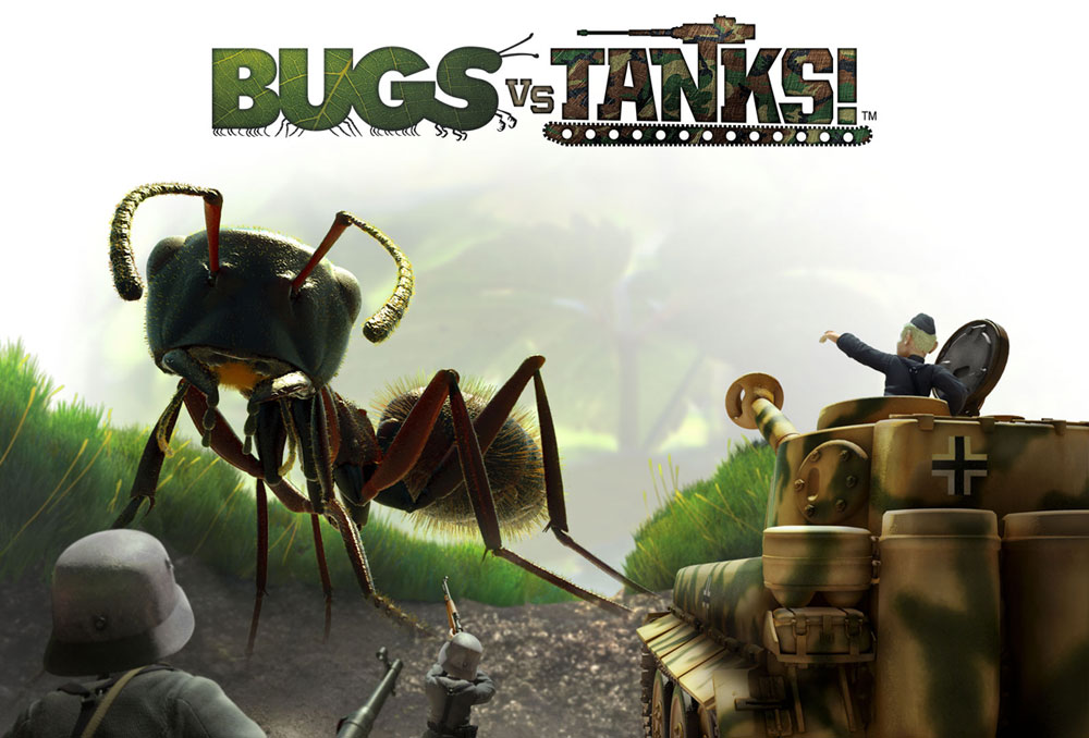 Käferattacken versus Panzeraction im Miniaturformat: BUGS vs. TANKS