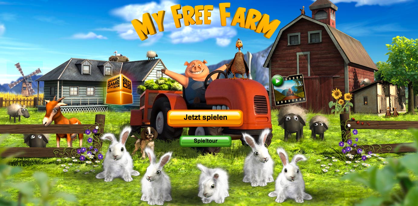 Fluffiger Zuwachs für My Free Farm: Invasion der Angorakaninchen!