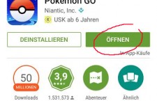 Pokemon GO vom Play Store installieren